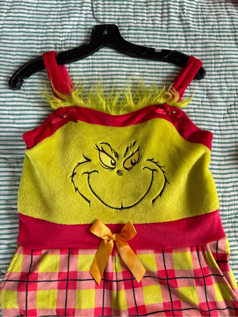 Like New Grinch Holiday Coveralls Size Small